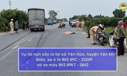 Vụ tai nạn giao thông nghiêm trọng làm chết 2 người