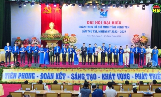 Đại hội đại biểu Đoàn TNCS Hồ Chí Minh tỉnh Hưng Yên lần thứ XVI