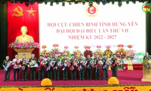 Đại hội Đại biểu Hội CCB tỉnh Hưng Yên lần thứ VII 