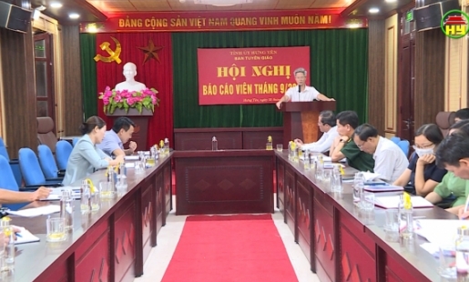 Hội nghị báo cáo viên tháng 9