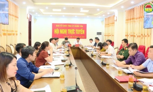 Hội nghị trực tuyến công tác tổ chức xây dựng Đảng