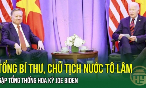 Tổng Bí thư, Chủ tịch nước Tô Lâm gặp Tổng thống Hoa Kỳ Joe Biden