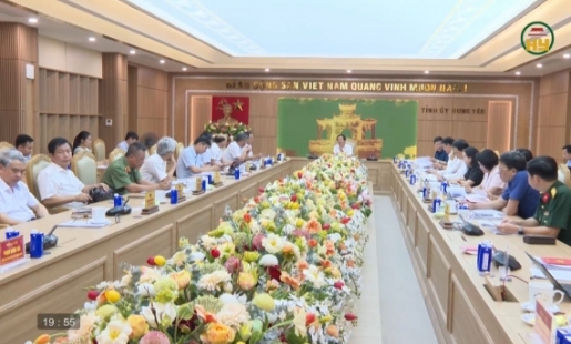 Ban Thường vụ Tỉnh ủy họp xem xét một số nội dung quan trọng