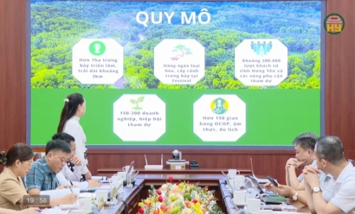 Chuẩn bị cho Festival hoa và cây cảnh tỉnh Hưng Yên 