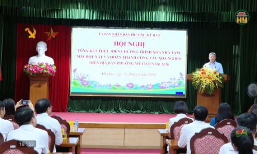 Phường Mỹ Hào hoàn thành công tác xóa nghèo năm 2026 