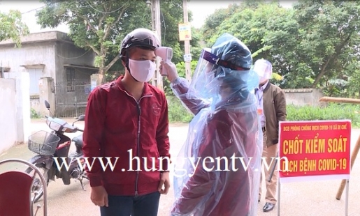 Tiên Lữ đẩy mạnh công tác phòng, chống dịch Covid - 19