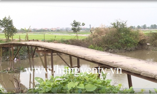 TX Mỹ Hào: Cầu Tiên Xá xuống cấp, người dân đi lại khó khăn