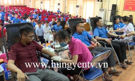Thu trên 200 đơn vị máu từ ngày hội hiến máu của Đoàn khối Cơ quan doanh nghiệp tỉnh 
