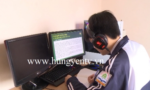 95% học sinh lớp 5, lớp 9 và lớp 12 ở Hưng Yên học trên truyền hình
