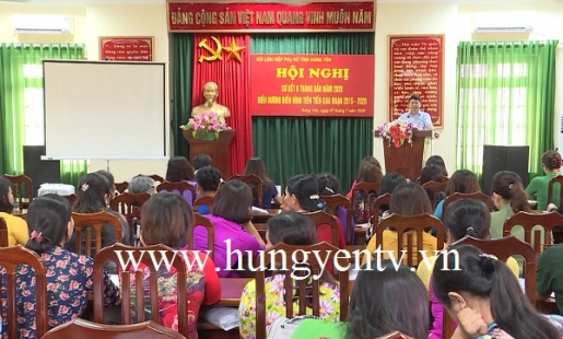 Hội LHPN tỉnh sơ kết 6 tháng đầu năm, biểu dương điển hình tiên tiến giai đoạn 2015-2020
