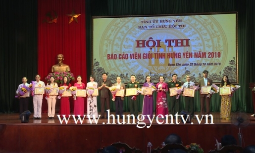 Hội thi báo cáo viên giỏi tỉnh Hưng Yên năm 2019