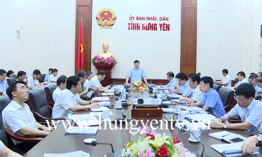 UBND tỉnh Hưng Yên cho ý kiến vào các nội dung trình Kỳ họp thứ 12 - HĐND tỉnh khóa XVI