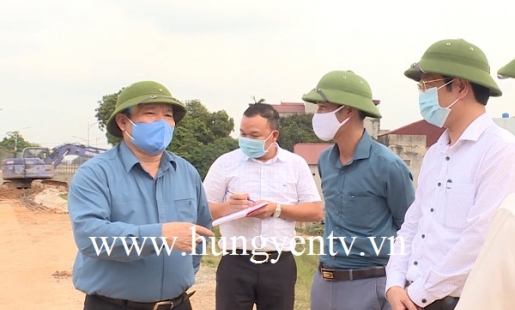 Chủ tịch UBND tỉnh kiểm tra dự án đê tả sông Luộc và sản xuất nông nghiệp