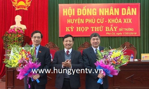 Kiện toàn chức danh Phó Chủ tịch HĐND huyện Phù Cừ