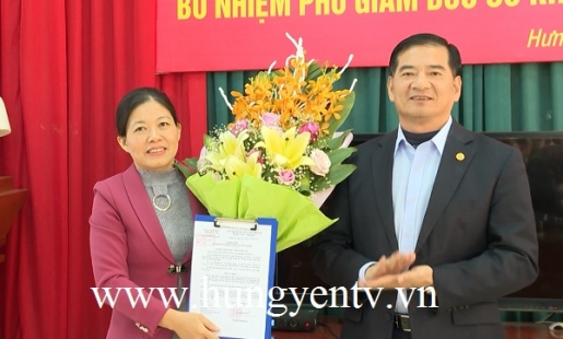 Bổ nhiệm Phó Giám đốc Sở Khoa học & Công nghệ Hưng Yên