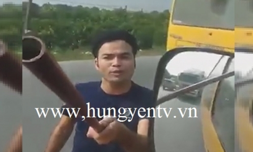 Tài xế 2 nhà xe dùng tuýp sắt để giải quyết mâu thuẫn 