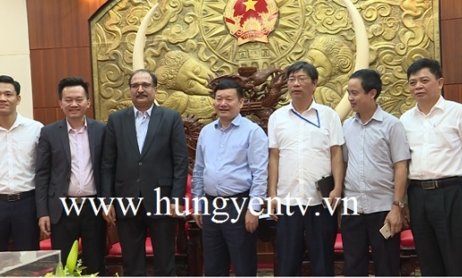 Tập đoàn HCL Ấn Độ tìm hiểu cơ hội đầu tư tại Hưng Yên