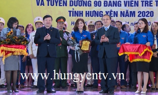 Tỉnh đoàn Hưng Yên tuyên dương 90 đảng viên trẻ tiêu biểu