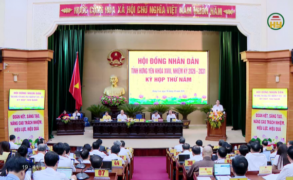 Kỳ họp thứ năm HĐND tỉnh kh&oacute;a XVIII