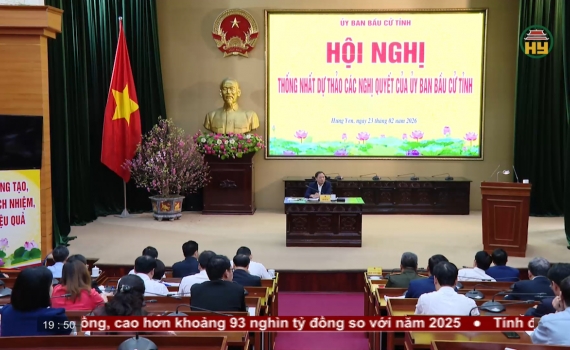 Thống nhất dự thảo nghị quyết của Ủy ban bầu cử tỉnh