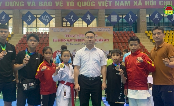 Hưng Yên giành 7 huy chương tại Giải vô địch Karate miền Bắc