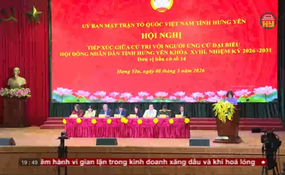 Ứng cử vi&ecirc;n đại biểu HĐND tỉnh tiếp x&uacute;c cử tri