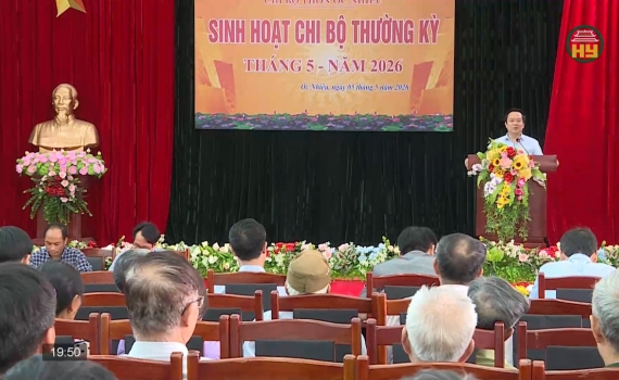 Đồng ch&iacute; B&iacute; thư Tỉnh ủy dự sinh hoạt Chi bộ th&ocirc;n Ốc Nhi&ecirc;u