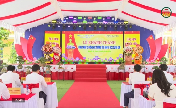 Kh&aacute;nh th&agrave;nh c&ocirc;ng tr&igrave;nh trường học