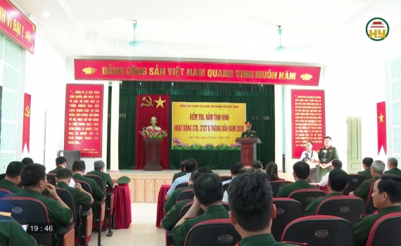 Kiểm tra kết quả thực hiện nhiệm vụ tại Bộ CHQS tỉnh