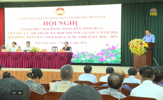 Đại biểu HĐND tỉnh tiếp x&uacute;c với cử tri