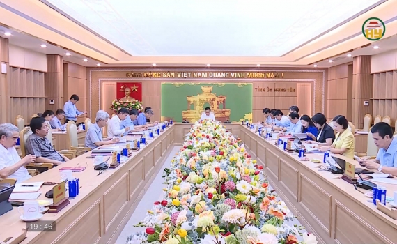 Ban Thường vụ Tỉnh ủy xem x&eacute;t cho &yacute; kiến về một số nội dung quan trọng 