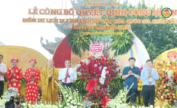  Điểm du lịch di t&iacute;ch lịch sử - văn ho&aacute; quốc gia ch&ugrave;a N&ocirc;m