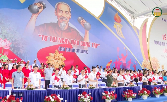 Long trọng khai mạc Đại hội Thể dục thể thao tỉnh Hưng Y&ecirc;n