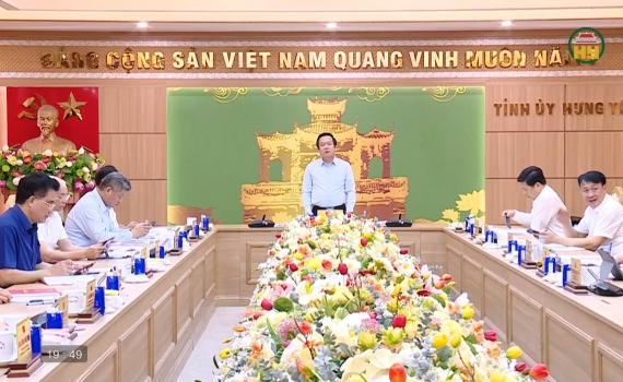 Họp Ban Thường vụ Tỉnh ủy 