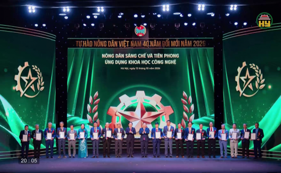 Vinh danh "N&ocirc;ng d&acirc;n Việt Nam xuất sắc 40 năm đổi mới"