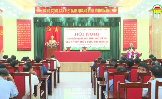 Đại biểu Quốc hội tiếp xúc cử tri huyện Kim Động sau kỳ họp thứ 6, Quốc hội khoá XV