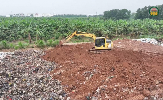 Ch&ocirc;n lấp r&aacute;c kh&ocirc;ng qua xử l&yacute;