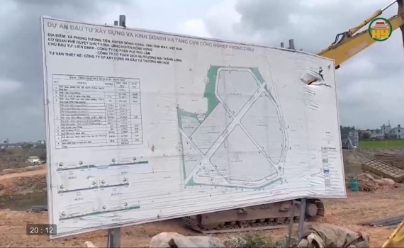 Đẩy nhanh tiến độ xây dựng hạ tầng CCN Phong Châu