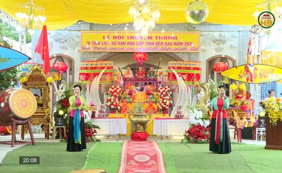 Khai mạc lễ hội đền S&aacute;o
