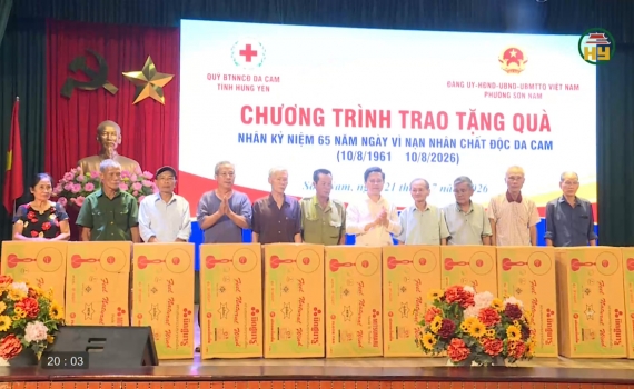 Chung tay xoa dịu nỗi đau da cam