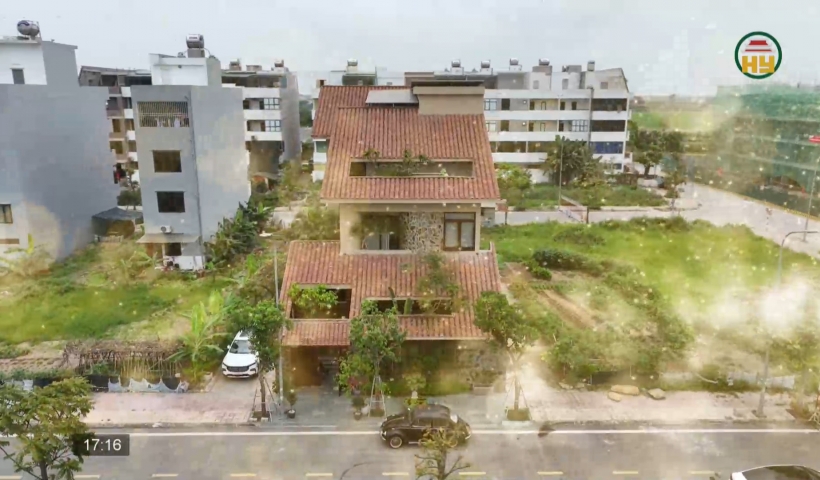 Độc đ&aacute;o ng&ocirc;i nh&agrave; mang phong c&aacute;ch đương đại truyền thống