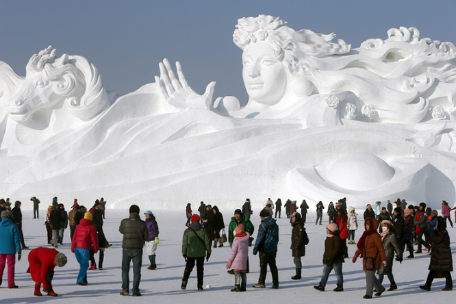 Chiêm ngưỡng 24 tác phẩm điêu khắc băng tuyệt đẹp trên thế giới