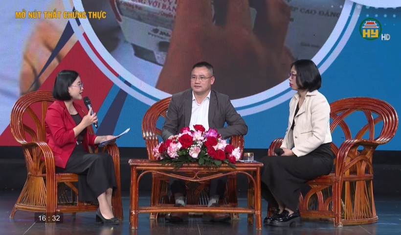 Mở n&uacute;t thắt chứng thực